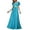 Blue, variant on Regency Dresses for Women Empire Waist Puff Sleeve Evening Dress Victorian Fancy Tea Gown Halloween