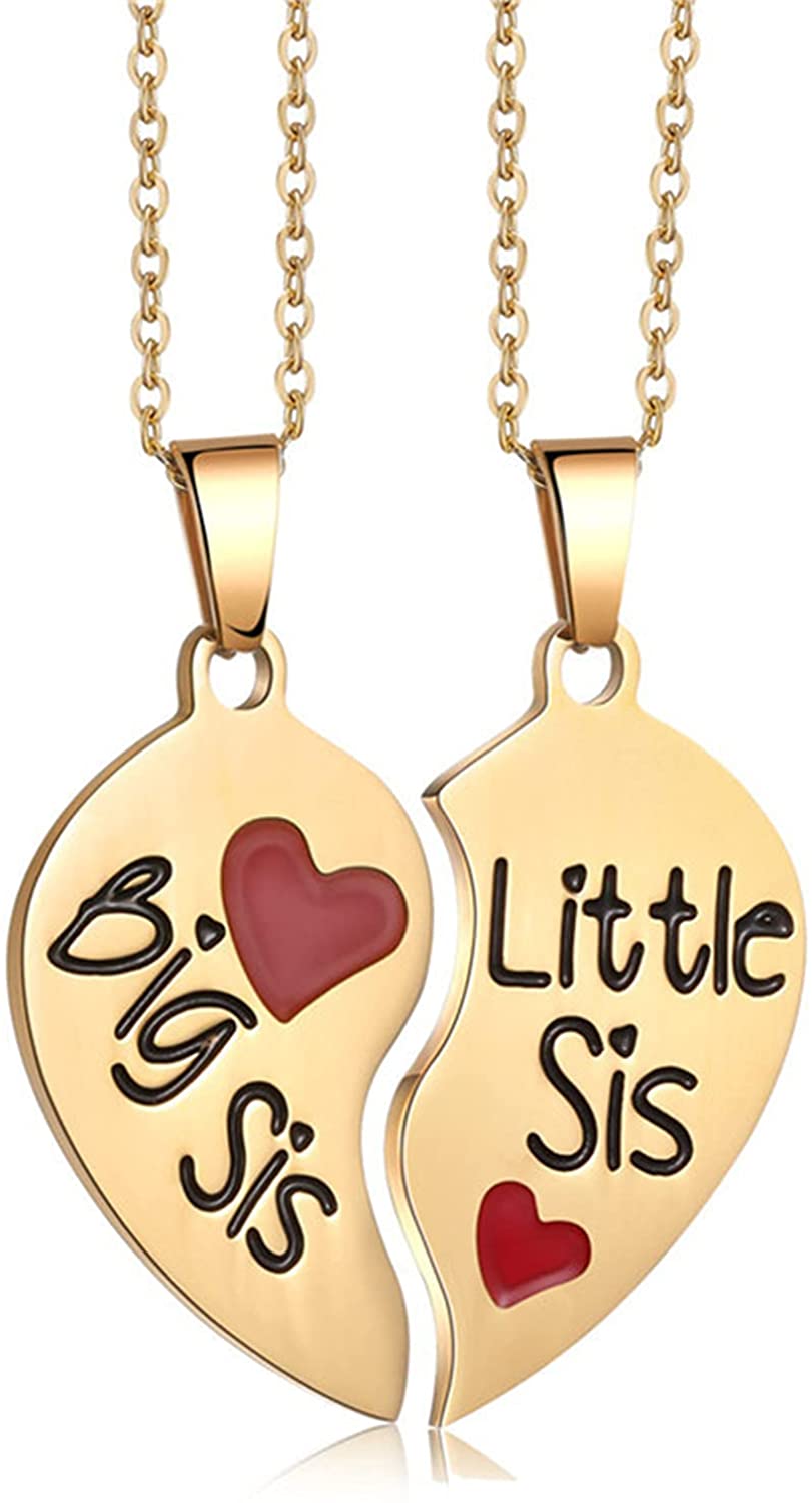 best friend necklaces for 2,friendship necklace set Girls Birthday Gift