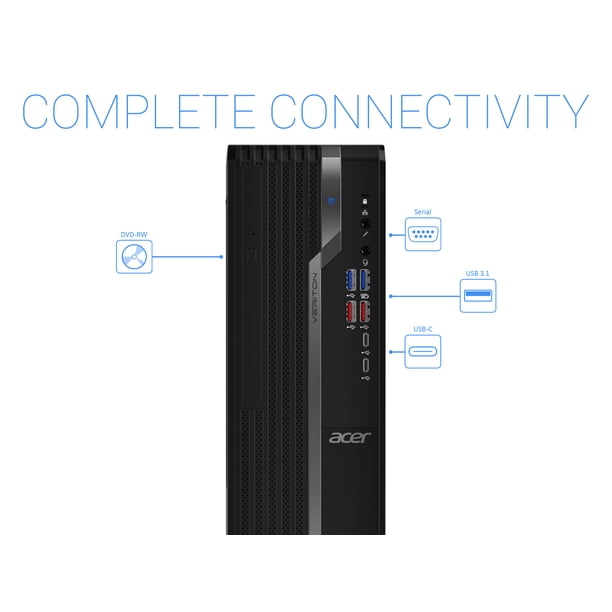 Acer Veriton X4 Desktop, Intel Core i5-9400 Upto 4.1GHz, 32GB RAM