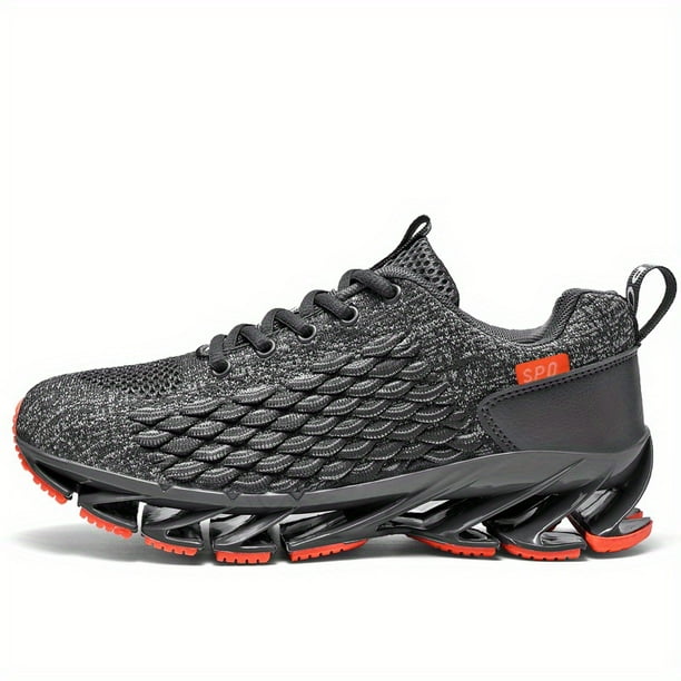 Calzado Deportivo Ligero Y Cómodo Para Hombre, Zapatillas Transpirables Con Absorción De Impactos Para Entrenamiento Al Aire Libre Para Correr En Todas Las Estaciones
