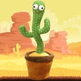 thumbnail image 4 of Juguete electrónico de peluche de cactus Shake Swing Doll Green Cactus Toy para Sunnimix juguetes de cactus, 4 of 7