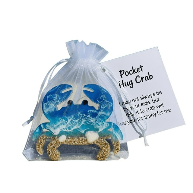 H Ocean Animal Pocket Hug Gift Keychain Small Comfort Token For Friends Family Kids Emotional Support Gift Idea For Carry Anytime Mini Encouragement Present