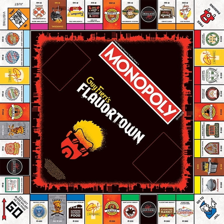 USAopoly Monopoly: Flavortown Board Game, Guy Fieri, Culinary