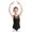 A Black, variant on inhzoy Kids Girls Sleeveless Ballet Dance Gymnastics Leotard Jumpsuit