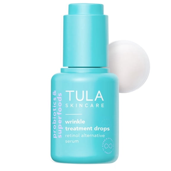 TULA Skin Care Wrinkle Treatment Drops - Retinol Alternative Serum, 0.98 oz.