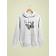 thumbnail image 3 of Butterflies And Leopard Print Hoodie Women -Image by Shutterstock, Female 3X-Large, 3 of 4