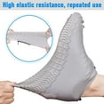 thumbnail image 3 of LAICAIW Couvre-Chaussures Imperméables, Housse de Chaussure en Silicone Réutilisable Antidérapante Durable avec Fermeture Éclair Élastique Protection contre la Pluie pour Hommes Femmes (m (Femmes 5.5-7, Hommes 5-6), Gris), 3 of 6