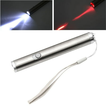 1 Laser Toy Exerciser Pet Laser / Exerciser and Keychain for Cats and Dogs,Interactive LED Laser Cat Toy ()