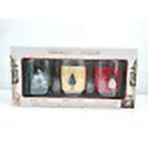 Yankee Candle Holiday Gift Set of 3 Peace Love Joy 8 oz Pillar Candles Christmas