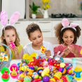 thumbnail image 4 of Huevos de Pascua precargados con juguetes inquietos, paquete de 36 para niños con cesta, 4 of 4