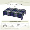 thumbnail image 6 of Rectangle Table Cloth, Clan Baird Dress Tartan Resistant Washable Tablecloth Decorative Table Cover for Dining, Indoor and Outdoor, 6 of 6