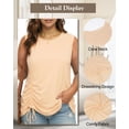 thumbnail image 6 of Oryer Plus Size Tank Tops for Women, Round Neck Sleeveless Casual Womens Blouse Trendy Tunic Summer Shirts for Women 1X-5X, 6 of 7