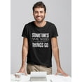 thumbnail image 2 of Sometimes You Need To Let Go T-Shirt Men -Image by Shutterstock, Male Small, 2 of 4