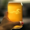thumbnail image 3 of Bevvee Beer Can Pint Glass 16 oz Loon Lake House Enthusiast Gifts Beer Glasses, 3 of 4