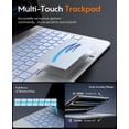 thumbnail image 6 of Magic Keyboard Case for iPad Pro 13" M5 2025/M4 2024, 7‑Color Backlit, Battery Display & Multi‑Touch Trackpad,White, 6 of 8