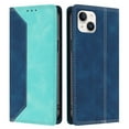 thumbnail image 2 of Funda FOXDOCK para iPhone 15 de Cuero Premium Bicolor con Ranuras RFID, Carcasa Tipo Billetera Antigolpes y Soporte Plegable, 2 of 6