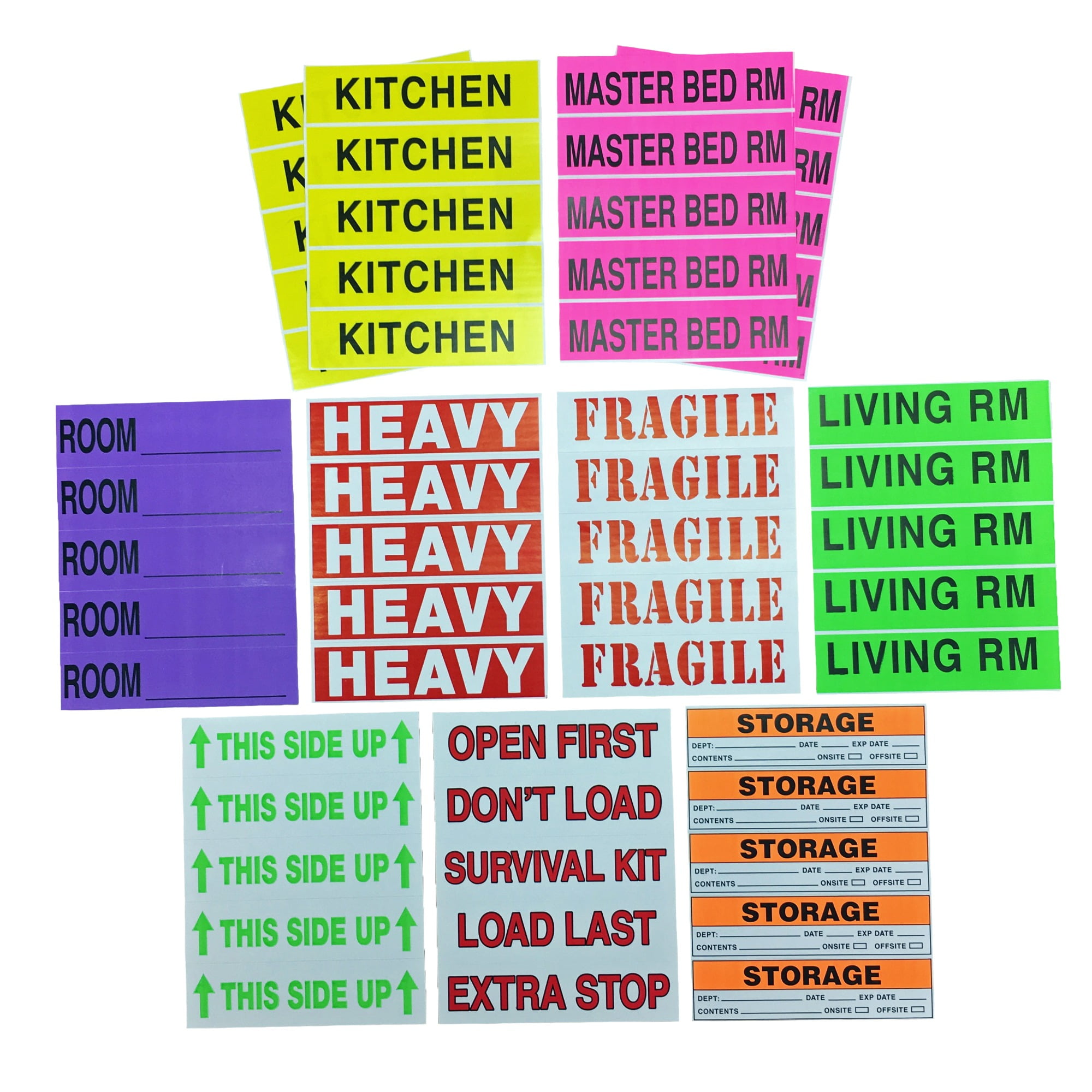 Uboxes ValueSupplies 15 Box Moving Kit and Box Combo with 60 Labels