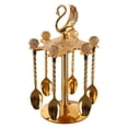 thumbnail image 2 of 3 juegos de soporte de cisne de metal para para del hotel de cocina, 2 of 8