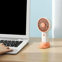 Hwkond Handheld Fan USB Handheld Fan - With Base - Vertical Blower - Mini Rechargeable And Easy To Store Small Fan on Clearance