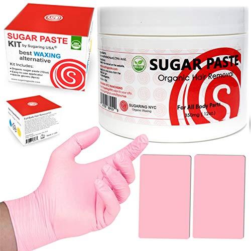 Sugaring Hair Removal Kit by Sugaring NYC Best Waxing Alternative 100