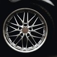 thumbnail image 4 of Raindrops 4Pcs Coffee ABS Vehicle Wheel Hub Covers Lightweight Car Tire Accessories, 4 of 6
