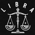 thumbnail image 2 of Junior's Lost Gods Zodiac Libra Line Symbol Sweatshirt Charcoal Heather Small, 2 of 4