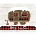 thumbnail image 3 of CAD Designs 14x12 Black Modern Framed Museum Art Print Titled - Christmas Camper, 3 of 5