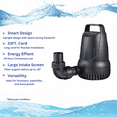 thumbnail image 3 of Half Off Ponds Manta Submersible Pond Pump, Magnetic Drive, 2100 GPH, 30 ft Cord, 3 of 7