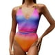 thumbnail image 1 of Gibobby Trajes de Baño para Mujer Mujeres Tie Dye Halter Body Ropa de verano Ropa de playa sexy Traje de baño para mujer(Morado,G), 1 of 5