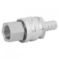 thumbnail image 4 of Conector de equipo de desconexión rápida, acero inoxidable resistente al agua, rosca hembra NPT de 1/2 pulg. + Lengüeta de 1/2 pulg. Para bomba de cerveza, reemplazo perfecto del conector antiguo Khall 1.0122E+12, 4 of 6