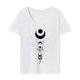 thumbnail image 1 of Camiseta de mujer, ropa moderna y sencilla, camiseta básica para viajeros, vacaciones, M, 1 of 7
