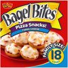 Bagel Bites Three Cheese Mini Pizza Bagel Frozen Snack and Appetizers, 18 Ct Box Regular