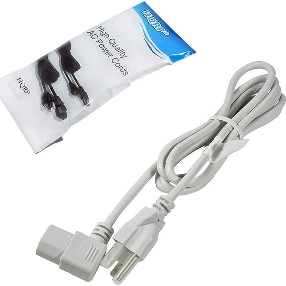 HQRP AC Power Cord Compatible with Samsung PN-42A400C2D PN-42A410C1D PN-42A450P1D PN-42B430P2D Mains Cable