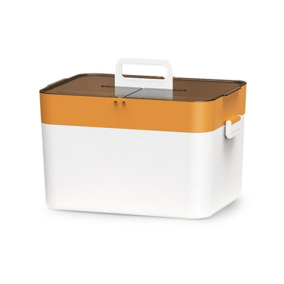 Drug Storage Box Medical First Aid Box Convenience Compartment Portable Medicine Chest