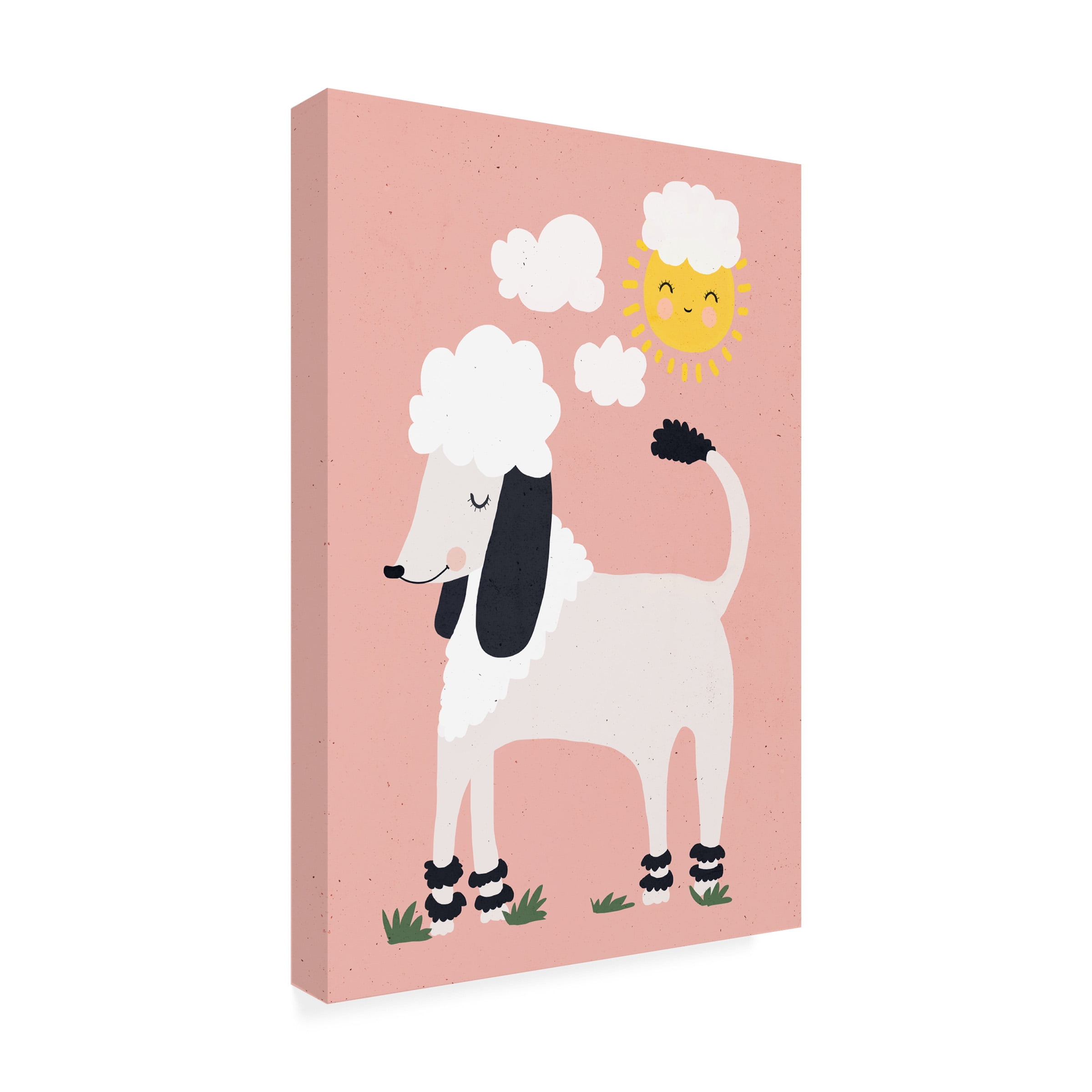 Treechild 'Happy Poodle' Canvas Art