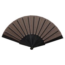 Mosey Floral Lace Folding Fan Solid Color Strong Structure Portable Handheld Fan for Weddings Parties Travel