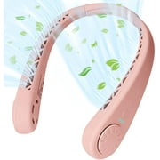 Wearable Neck Fan USB Cooling blower Hands Free Hanging Conditioner,with Button Control