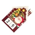 thumbnail image 1 of Injueey Calendario de Navidad de madera 2024 Calendario de Adviento de madera con luces ecológicas Kits de decoración para fiestas, 1 of 6