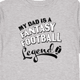 thumbnail image 4 of Inktastic My Dad is a Fantasy Football Legend Boys or Girls Long Sleeve Toddler T-Shirt, 4 of 5