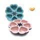 thumbnail image 3 of 6 Holes Heart Shape Silicone Material Cake Mould Silicone Cupcake Mold for Home Kitchen DIY Baking Gift for Baking Lover Green, 3 of 4