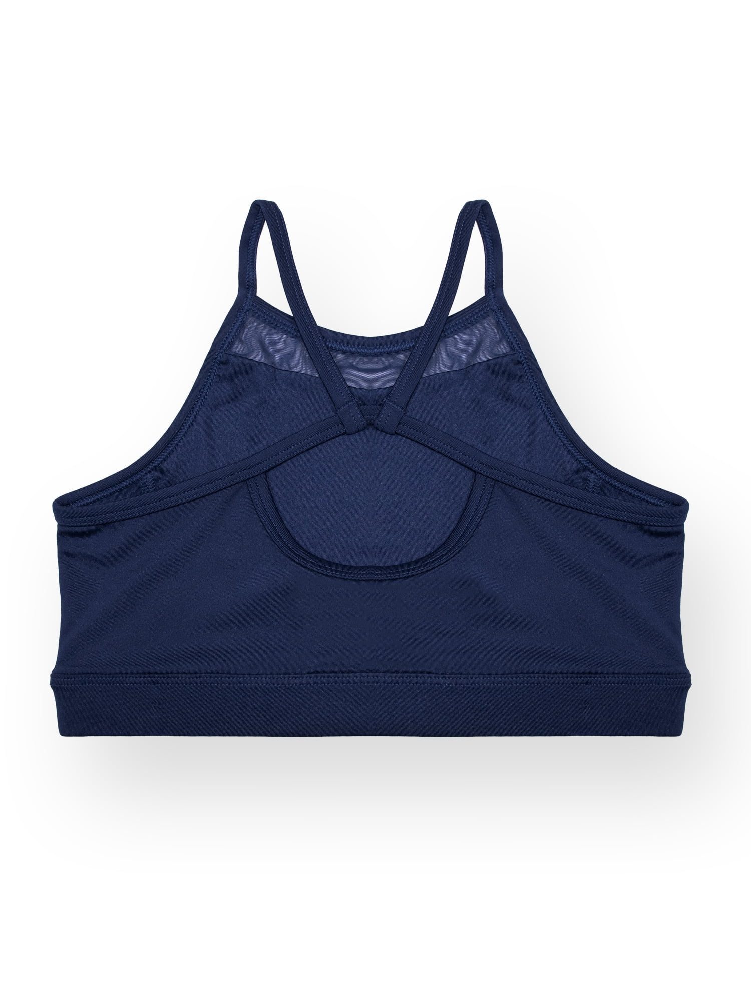 Atheltic Works Girls Mesh Insert Sports Bra, 2 Pack, Sizes XS-XXL