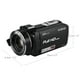 Caméra Andoer HDV-Z82 1080P Full HD 24MP avec Caméra numérique avec objectif grand angle + macro de 0.39X Télécommande à cristaux liquides 3 "à écran tactile Prise en charge de la lumière L – image 2 sur 7