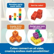 Learning Resources MathLink Cubes Mathematics for Ages 5+, 100 Pieces