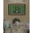 thumbnail image 2 of Golf Club Pattern Outdoor TV Cover 48 to 50 inch Golf Grenn Lawn Brown Background Waterproof Dustproof TV Covers for Outside with Zipper Remote Control Pocket Flat Screen Protectors, 2 of 7
