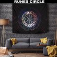 thumbnail image 1 of Tapisserie Viking - Cercle de Guirlande Runes RLT12, 1 of 5