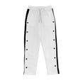 thumbnail image 4 of YDLCAFD Men Work Pants Men Autumn Drape Color Matching Jacquard Button Wide Leg Pants European And Casual Loose Fashion Pants, 4 of 7