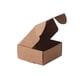 thumbnail image 1 of Caja de avión Kraft de 50 Uds., caja de cartón para exhibir joyas, cajas de papel, caja de almacenamiento para pendientes colgantes, regalo de Almacenamiento y organización del hogar Marrón Billuyoard HA075324-01, 1 of 6