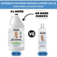 thumbnail image 4 of We Love Doodles Organic Professional 4-in-1 Dog Shampoo, Conditioner, Detangler, & Moisturizer, Lavender, 64 fl-oz, 4 of 7