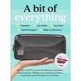 thumbnail image 3 of Bolsa de cosméticos Embla Clear Makeup Clear Case Travel Black para mujer, 3 of 6