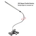 thumbnail image 4 of Lampe de Table Usb Portable Usb LED Clip Lampe de Table Réglable pour /manicure/maquillage Noir, 4 of 8